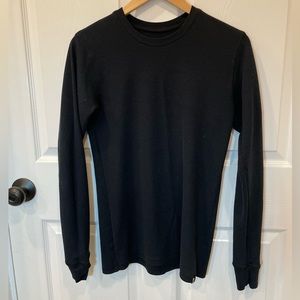 Carhartt, M, Black, Waffle-knit long-sleeve Tee